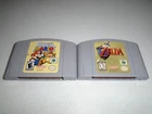 Paper Mario & The Legend of Zelda: Ocarina of Time ☆☆ Authentic Nintendo 64 N64