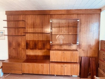 Modulares Schrank System Teak Vintage 60er Jahre Danish-Design 60th