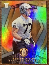 2018 Panini Kolton Miller Rookie #'d /49 Platinum Gold Standard RC #149 Raiders