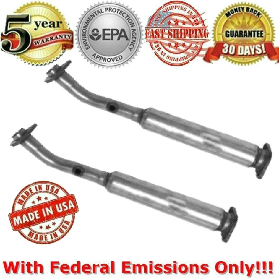 Sistema de escape resonador silenciador para Nissan Pathfinder 96-00 con emisiones federales Foto 2 de 4