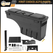 Truck Bed Storage Tool Box For 2007-2021 Toyota Tundra Swing Case Right Side Blk