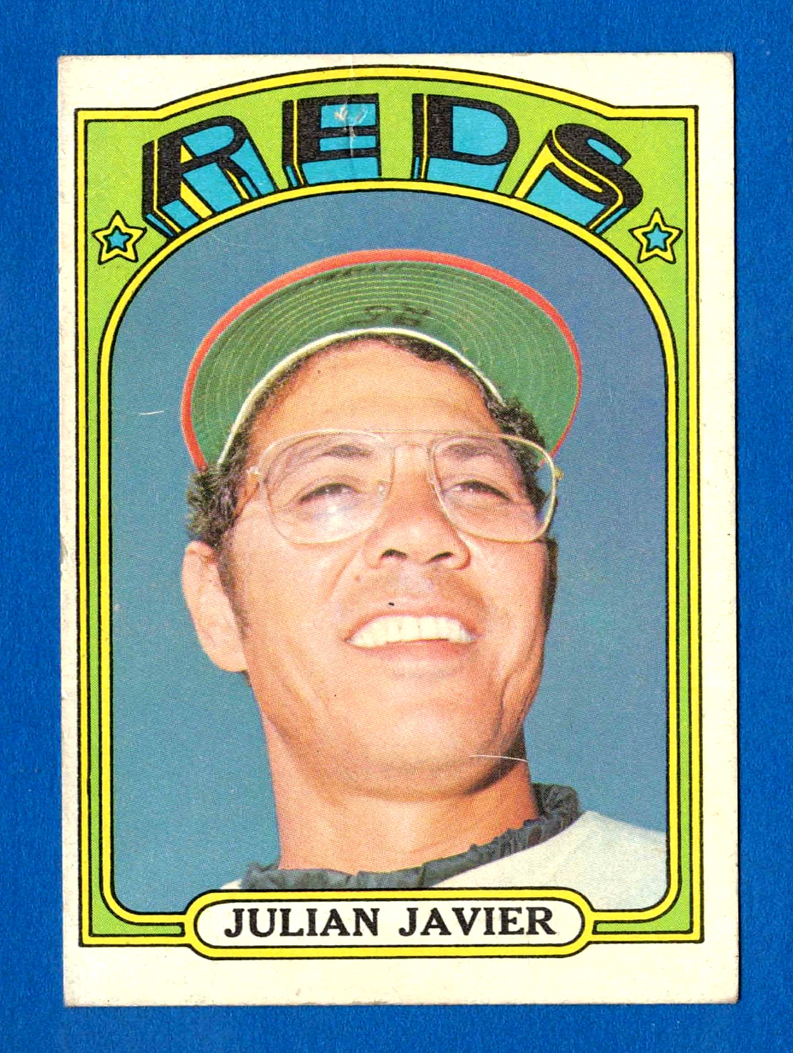 1972 TOPPS #745 JULIAN JAVIER CINCINNATI REDS HIGH NUMBER -- VG