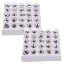 50 Pcs 2.5 Screw Base Flashlight Bulbs For Electrical Experiment Use