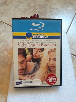 Vicky Cristina Barcelona (Blu-Ray 2008) RARE/OOP/HTF Blockbuster Exclusive OG