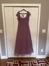 Azazie Women's Bridesmaid dress Size A14 In Wisteria