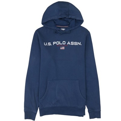 U.S. Polo Assn. Kleiner Pullover Hoodie Herren blau mit Logo