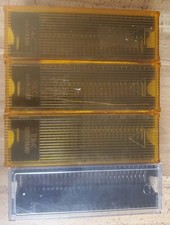 Bell  Howell  Micro-Fit  Slide Trays Lot of 4 Vintage TDC Selectray 30 slides