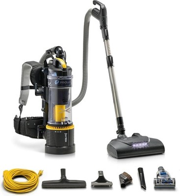 Prolux XForce Pro Commercial Bagless Backpack Vacuum with Electric Power Nozzle