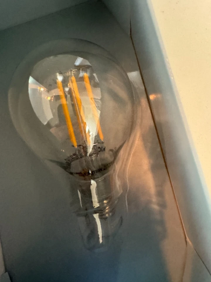 7 KICHLER Soft White Light Bulbs G16.5 Candelabra Base 60 Watt 60W LED - Image 3 of 4