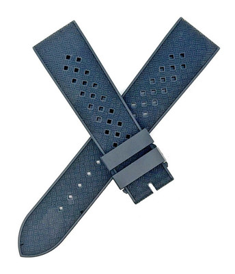 GLASHUTTE ORIGINAL 20 x 18 MM BLACK RUBBER WATCH BAND STRAP ORIGINAL OEM