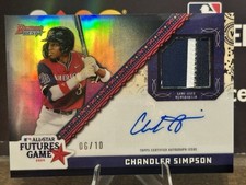 2024 Bowman’s Best Chandler Simpson RPA Sick Patch Auto /10 SSP Refractor 06/10