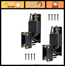 Heavy Duty 2-Way Farm Gate Latch - Durable Black Latch for Pastures  Ranches 2
