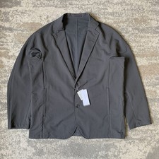 Nanamica Japan Mens Alphadry Club Jacket Sports Blazer Gray XL BNWT Relaxed Fit