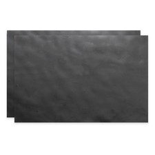 4 x 6 Inch Stained Glass Sheets, 2 Sheets Art Glass, Black