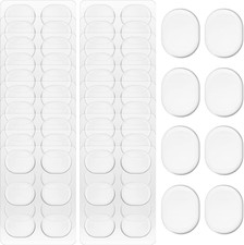 Yeshone 60 Pieces Drum Dampeners Gel Pads Silicone Soft Moon Gels for Drums Cymb