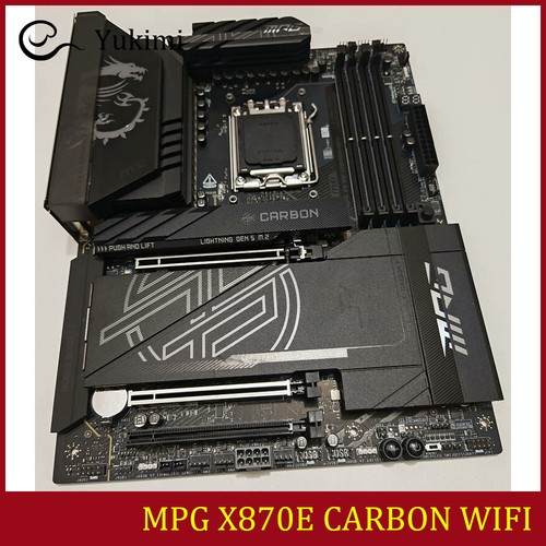 FOR MSI MPG X870E CARBON WIFI DDR5*4 AM5 AMD 256GB HDMI Type-C Motherboard Test - 第 1/5 張圖片