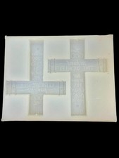 Dual Cross Silicone Mold For Resin