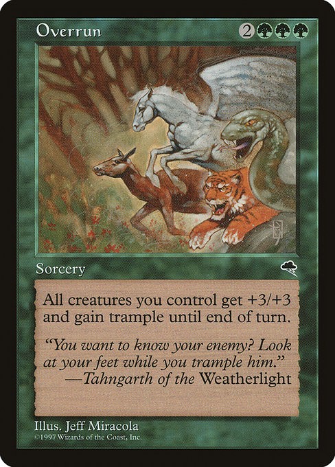 [MTG] Overrun (243) (TMP) HP-DMG