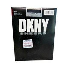 1997 DKNY Sheers Silky Sheer Control Top Pantyhose Style 113 Size Small Black