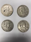 1948-d 1949-d 1950-d 1951-s Franklin Silver Half Dollars