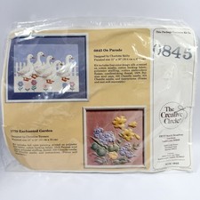 The Creative Circle 0845 On Parade Goose Cross Stitch Kit New Sealed 1986