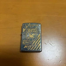 Japan national team emblem metal lighter Nippon soccer fan gift used