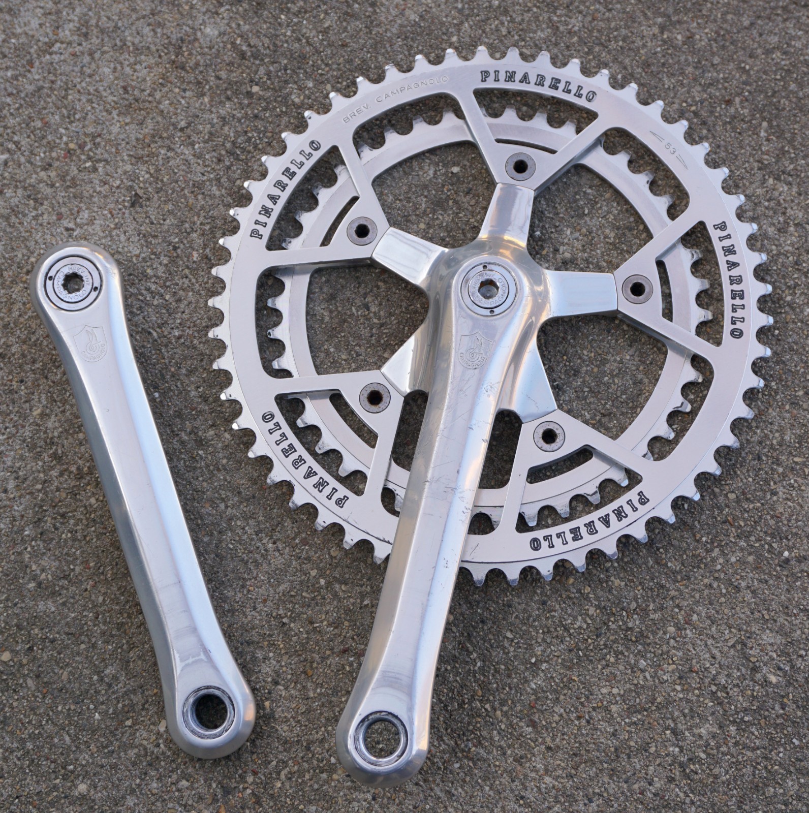 Campagnolo Pinarello Pantograph Triomphe Crankset Vintage Cr