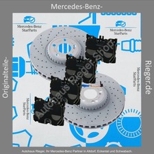 Mercedes-Benz StarParts Bremsenpaket  Scheiben Bel&auml;ge Sensor W205 W213 C257 VA