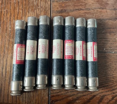New Lot of 7  Littelfuse FLSR 2 ID Amp Fuses FRS-R-2 600 Volts