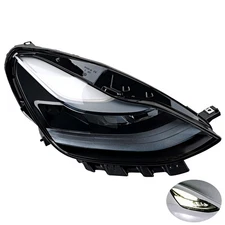 Headlight Lamp Assy Right Passenger Side Fit 21-23 Tesla Model 3 Y 1514953-00-C