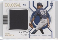 2021 National Treasures Colossal Materials Holo Gold 25/25 Deivi Garcia uk2