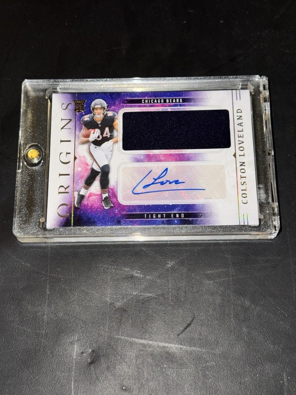2025 Panini Origins - Rookie Jumbo Patch Autographs Colston Loveland #RJJ-CLD...