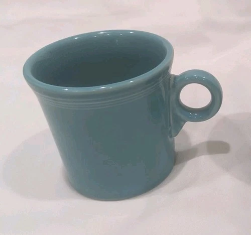 Vintage Fiesta Turquoise Coffee Mug. O Ring Handle Fiestaware. Price Is Per Cup!