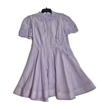 Antonio Melani Women's Dress Size 10 3-D Iris Floral Dress Lavander Social 51