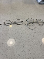 Lot of Two Authentic Antique Eyeglasses / Spectacles
