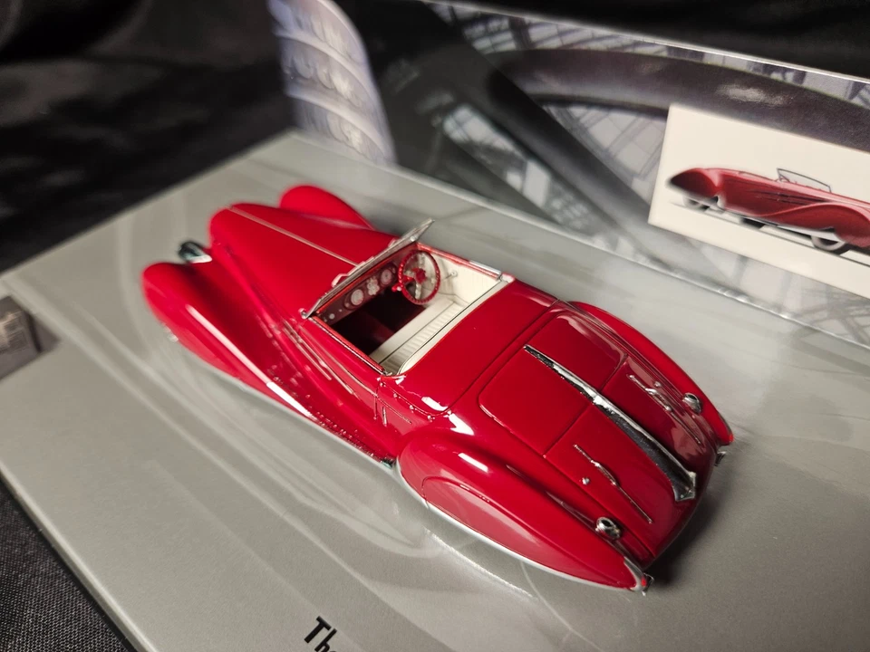 Paul's Model Art 1939 Delahaye Type 165 Cabriolet 1:43 Scale Inv. #4244 - Image 3 of 4
