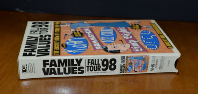 VTG FAMILY VALUES FALL TOUR '98 VHS KORN LIMP BISKIT ICE CUBE | eBay