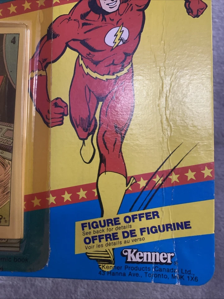 Super Powers Vintage Flash 1984 Dc Cómics Carded Moc - Imagen 2 de 4
