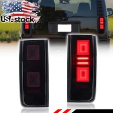 Rear Red Led Tail Lights Turn Signal Brake Lamp Assy For 2003-2009 Hummer H2 Suv Rear Red Led Tail Lights Turn Signal Brake Lamp Assy For 2003-2009 Hummer H2 Suv