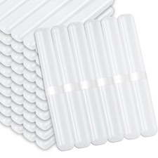 60 Pcs Travel Toothbrush Case, Portable Plastic Toothbrush Holders Bulk, Plas...