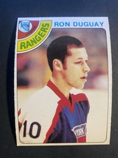 1978-79 O-Pee-Chee Hockey Ron Duguay New York Rangers Rookie Card #177 (d)