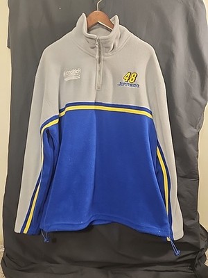 Jimmie Johnson #48 Team Lowes Racing 1/4 Zip Fleece Pullover Sweatshirt Large