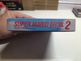 Super Mario Bros 2  NES 3 Screw Rev-A Cib Minty Box 🔥 
