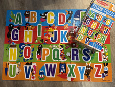 Melissa Doug Giant Alphabet Floor Puzzle 36 pcs 34"x22.7" Open Box