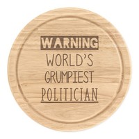 Warnung World's Grumpiest Politiker Rund Zerkleinern KäSebrett Best Mp Lustig