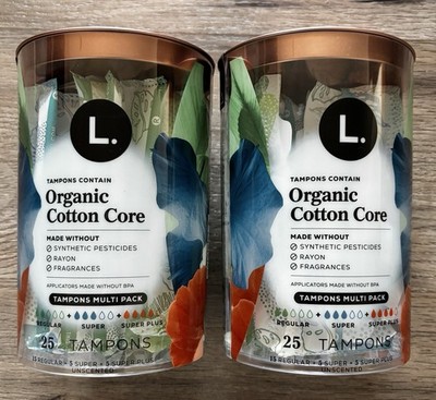 L. Triple Pack Tampons Regular/Super/Super Plus 25Ct 2Pk
