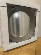 IKEA LANGESUND 25cm Framed Mirror Round Stone 