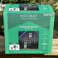 Holiday Living Indoor-Outdoor Christmas PROJECTOR 8 Light Functions  Remote New