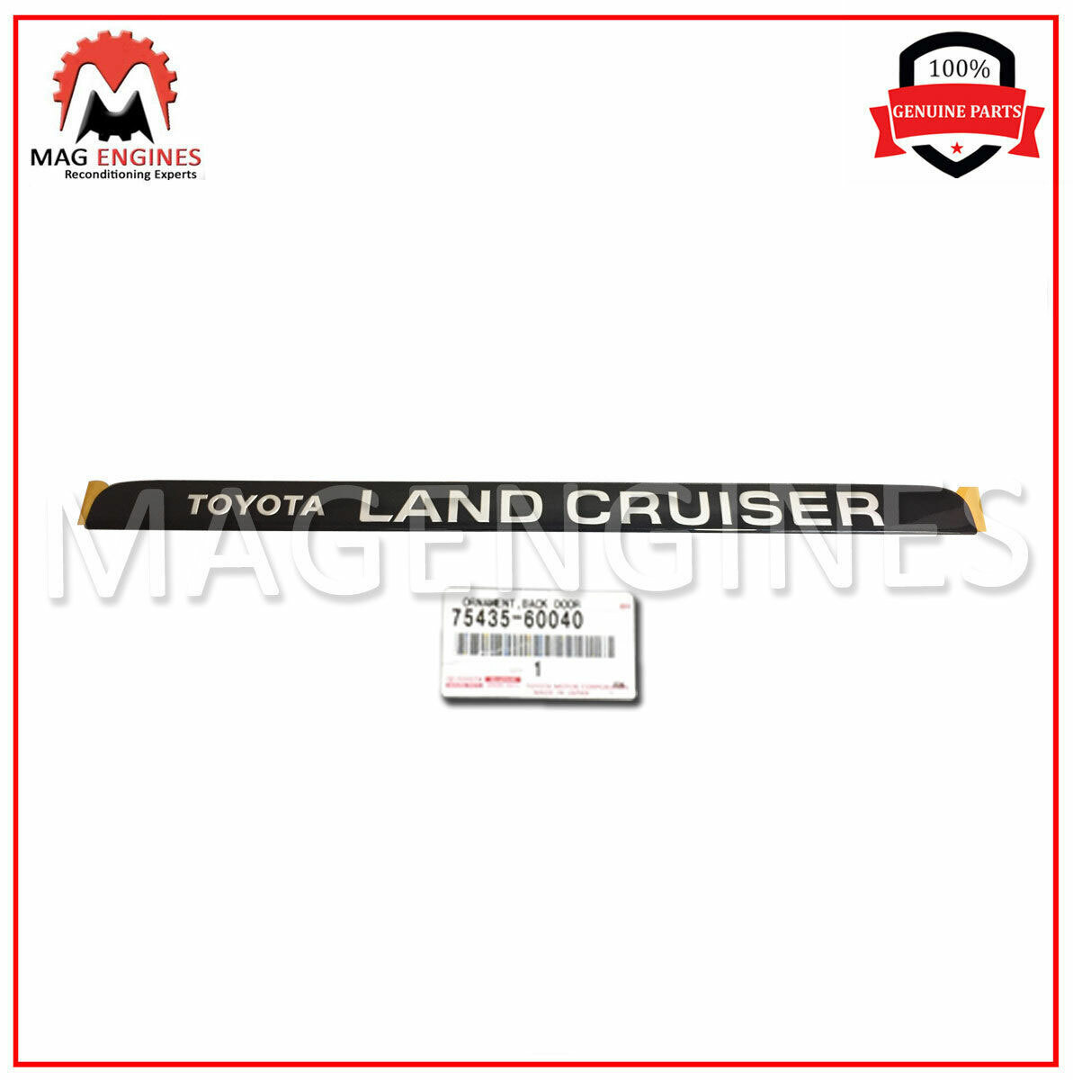 75435-60040 GENUINE OEM BACK DOOR ORNAMENT 7543560040 | eBay