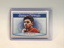 ~RYAN GARCIA~Rookie Card~2019 Upper Deck UD Goodwin Champions Horizontal RC #54